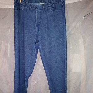 BLUE JEAN JEGGIN PULL ON